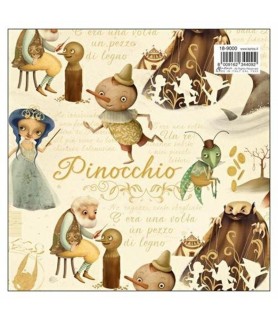 Papel Decoupage 0,70 x 100 m Pinocchio-Infantiles-Batallon Manualidades
