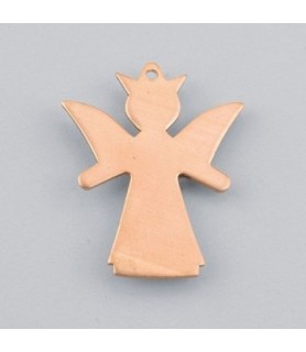 Figura de Cobre Colgante Angel 30 x 24 mm-Figuras Variadas-Batallon Manualidades