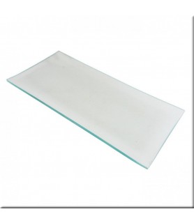 Bandeja de Cristal Transparente Rectangular 12,7 x 25,7 cm-Bandeja de Cristal-Batallon Manualidades