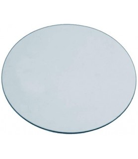 Plato de Cristal Transparente Redondo 24,5 cm