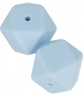 Rombo de Silicona 17 mm ( 2 unid ) Azul-Bolas de Silicona-Batallon Manualidades