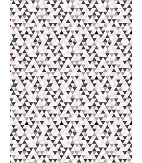 Papel Fino Decopatch Nº 699 Fractal triángulos -Estampados-Batallon Manualidades