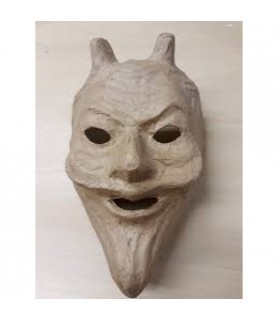 Figura de Papel mache Mascara Diablo 25 x 17 cm-Figuras de Papel Mache-Batallon Manualidades