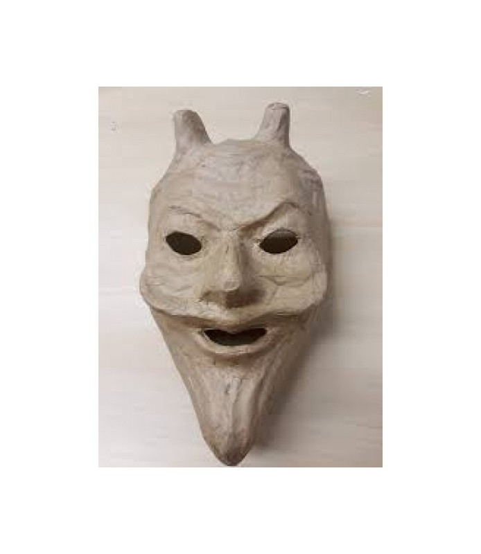 Figura de Papel mache Mascara Diablo 25 x 17 cm-Figuras de Papel Mache-Batallon Manualidades