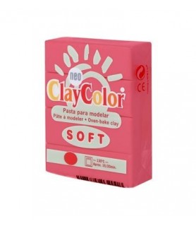 Clay Color Soft 56 gr Rojo-ClayColor-Batallon Manualidades