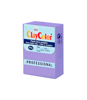 Clay Color Soft 56 gr Lavanda ( profesional )-ClayColor-Batallon Manualidades