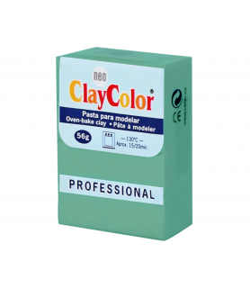 Clay Color Soft 56 gr Verde Hoja ( profesional )-ClayColor-Batallon Manualidades