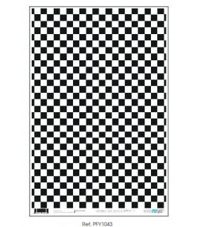 Papel Cartonaje 32 x 48,3 cm Blanco y Negro -Surtidos-Batallon Manualidades