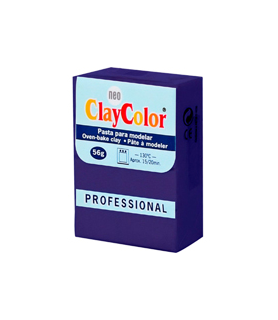 Clay Color Soft 56 gr Purpura ( profesional )-ClayColor-Batallon Manualidades