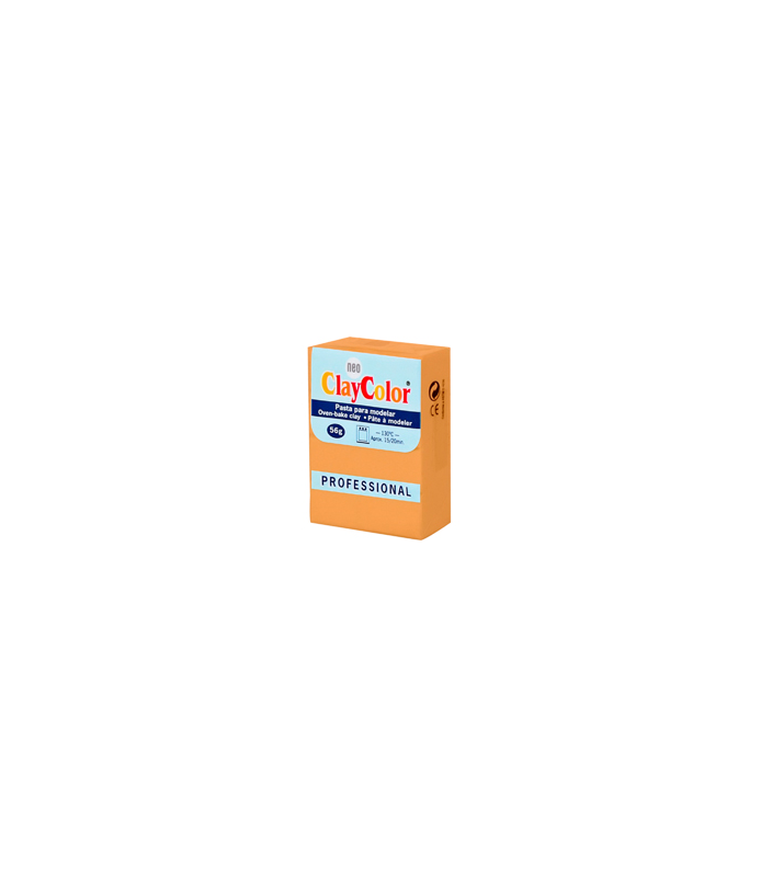 Clay Color Soft 56 gr Naranja ( profesional )-ClayColor-Batallon Manualidades