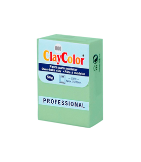 Clay Color Soft 56 gr Verde Manzana ( profesional )-ClayColor-Batallon Manualidades