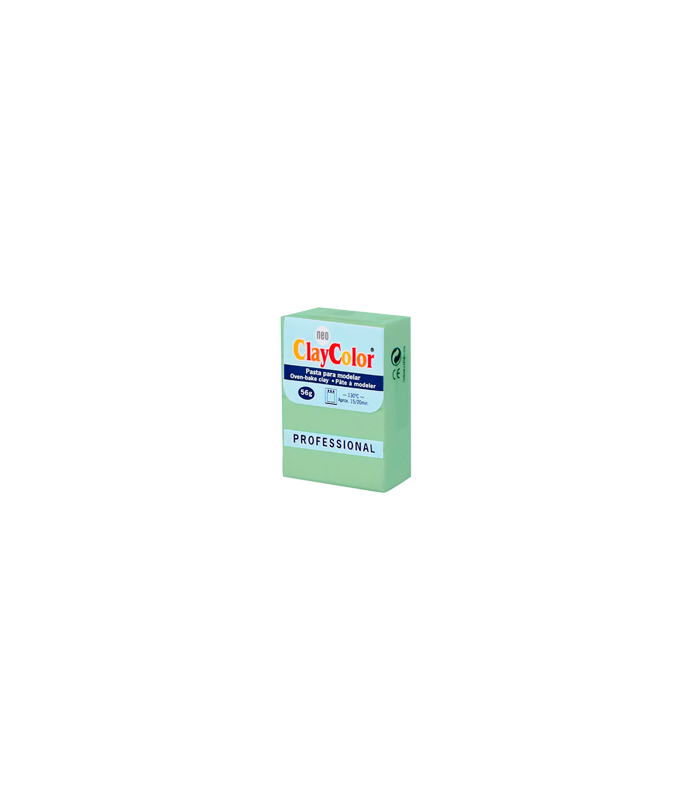 Clay Color Soft 56 gr Verde Manzana ( profesional )-ClayColor-Batallon Manualidades