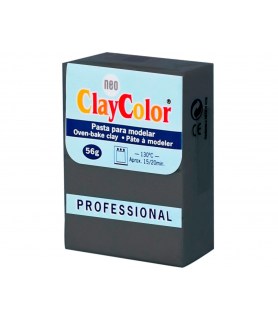 Clay Color Soft 56 gr Gris Fuerte-ClayColor-Batallon Manualidades