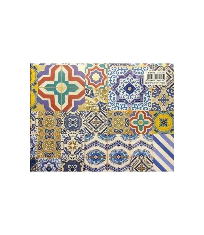 Papel Decoupage 0,70 x 100 m Mosaico
