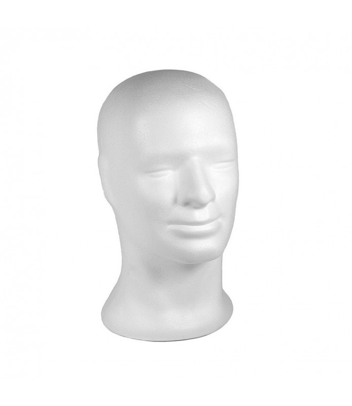 Cabeza Hombre de Porex 20 x 31 cm-Figuras de Porex-Batallon Manualidades