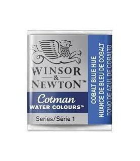 W&N Acuarela Cotman 1/2 Godet Azul Cobalto 179-1/2 Godet Winsor & Newton-Batallon Manualidades