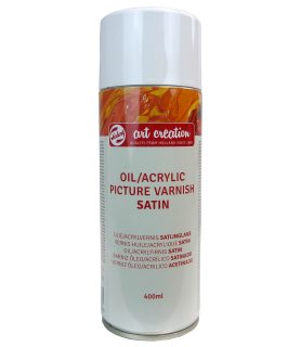 Barniz Spray Oleo - Acrilico 400 ml Talens Satinad-Barnices y Lacas-Batallon Manualidades