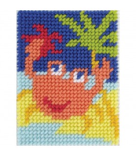 Kit de Tapiceria 13 x 18 cm D.M.C Cangrejo