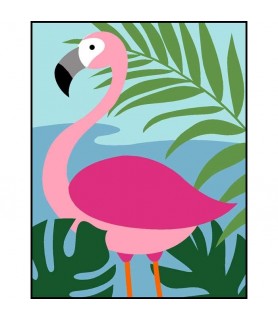 Kit Punto de Cruz 18 x 14 cm Margot Flamenco