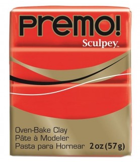 Pasta Modelar Sculpey Premo 57 g - 130º Rojo Cadmio-Sculpey Premo-Batallon Manualidades