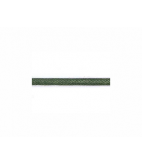 Mini Bobina Algodón Encerado 0,5 mm-25 m Verde Musgo-Algodón 0,5 mm - 25 mts-Batallon Manualidades
