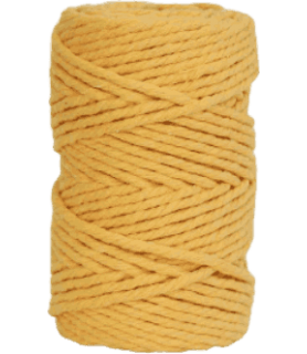 Bobina de hilo de Algodón de 5 mm Ocre-Bobinas de 5 mm-Batallon Manualidades