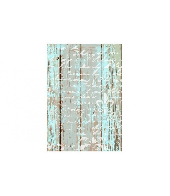 Papel de Arroz Decorado 29 x 40 cm Madera Envejecida Azul-Surtido-Batallon Manualidades