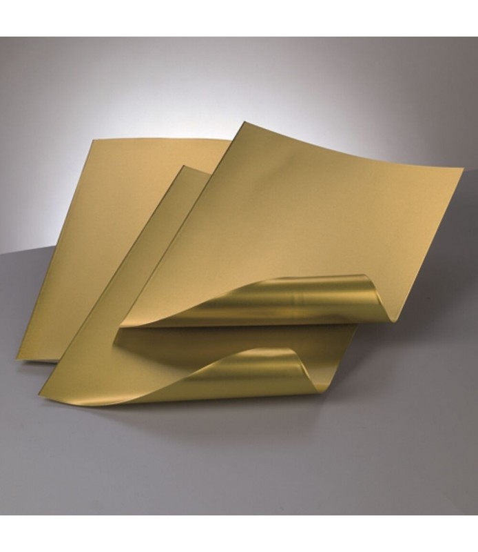 Plancha de Aluminio Dorado 20 x 30 cm - 0,15 mm