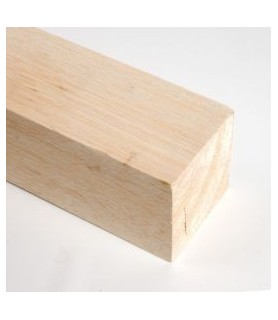Liston cuadrado madera Balsa 100cm (4x4mm) - MANUALIDADES TRASGU