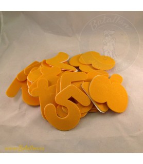 Bolsa 30 Numeros Grandes Goma Eva Autoadhesiva Ama