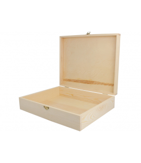 Caja de Chapa Natural de 32 x 26 x 8 cm-Cajas de Madera-Batallon Manualidades