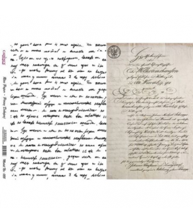 Papel de Arroz Decorado 30 x 42 cm Textos-Escritura-Batallon Manualidades