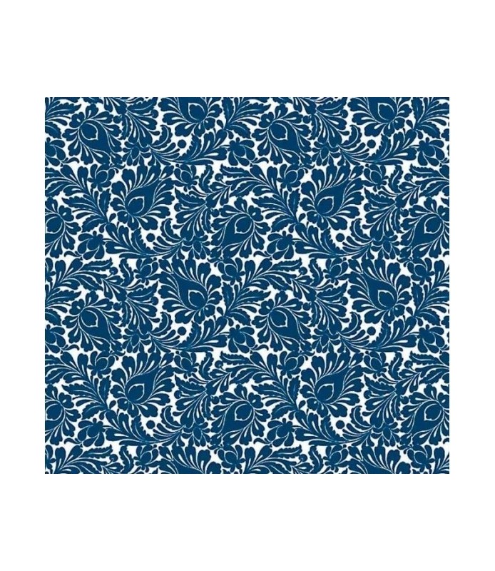 Papel Decoupage 50 x 70 cm Decoración Azul-Estampados-Batallon Manualidades