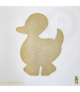 Silueta Pato de Aglomerado 31 x 20 cm