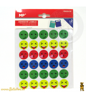 Etiquetas Adhesivas Caras Surtidas