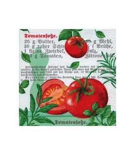 Servilleta Tomates-Servilletas de Flores y Frutas-Batallon Manualidades