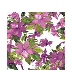 Servilleta Flowering Clematis Pink-Flores y Frutas-Batallon Manualidades