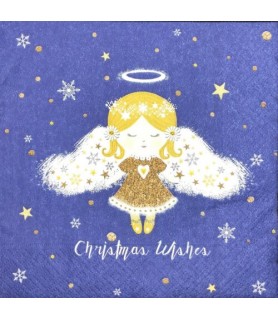 Servilleta Angel Christmas Wishes-Servilletas-Batallon Manualidades
