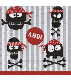 Servilleta Calaveras Piratas