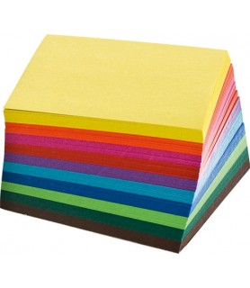 500 Hojas para Origami 10 x 10 cm Colores Intensos-Hojas de 10 x 10 cm-Batallon Manualidades