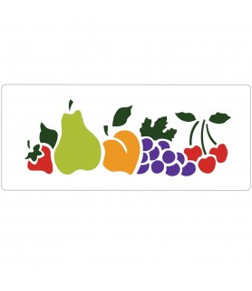Plantilla de Estarcido de 14 x 33 cm Frutas-Plantillas Frutas y Cocina-Batallon Manualidades
