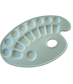 Paleta Plastico Oval 24,5 x...