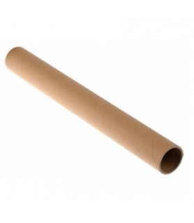 Tubo de Carton Kraft 0,72 x 5 cm-Tubos Portaplanos-Batallon Manualidades
