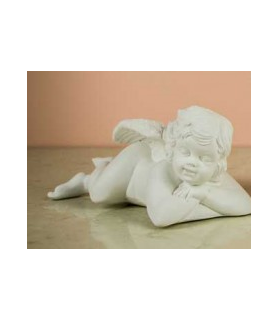 Figura Escayola Alamo Angel Acostado 11 cm-Figuras Santos y Ángeles-Batallon Manualidades