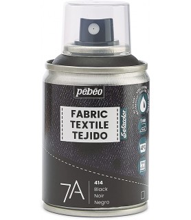 Pintura Textil en Spray 100 ml Pebeo Negro-Spray Textil Pebeo-Batallon Manualidades