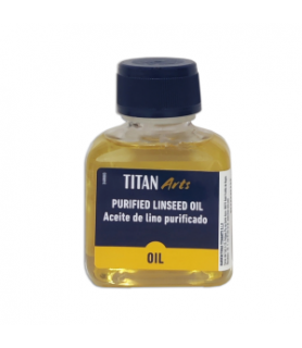 Aceite de Lino Purificado 100 ml Titan-Barniz-Laca-Batallon Manualidades