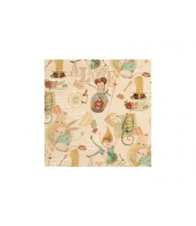 Papel Decoupage 0,70 x 100 cm Alicia-Infantiles-Batallon Manualidades