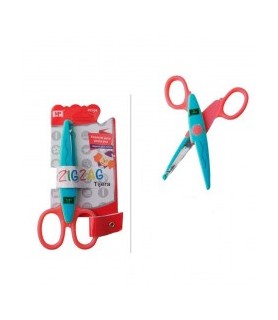 Tijera Escolar Zig Zag 13...