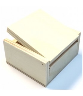 Cajita Tablero Pequeña 6,5 x 6,5 x 3 cm-Cajas de Madera-Batallon Manualidades