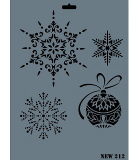 Plantilla Estarcido 25 x 35 cm Navidad